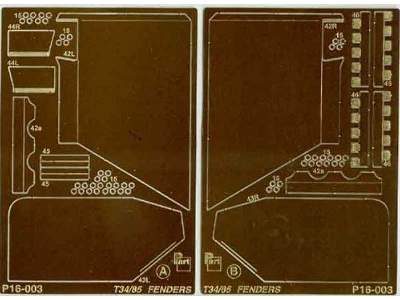 T-34/85 fenders Trumpeter - image 1