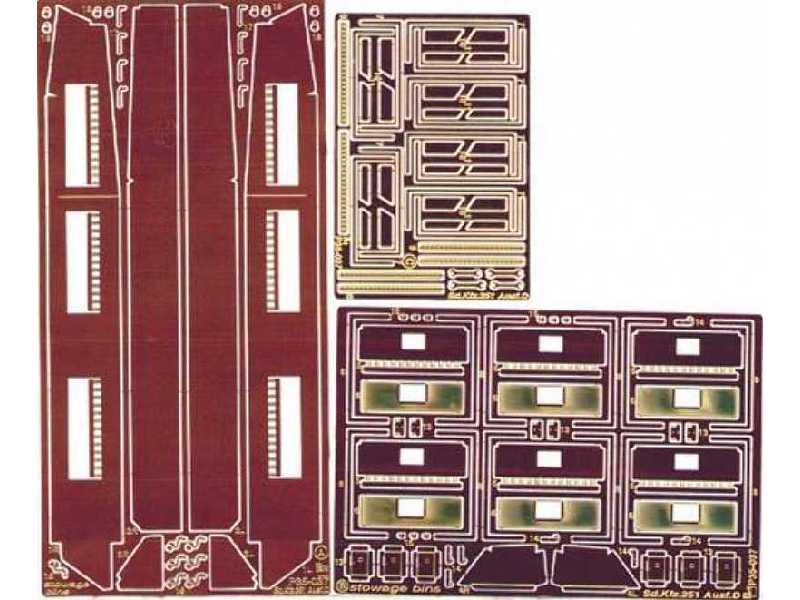 Sd.Kfz. 251 Ausf.D - stowage bins Tamiya - image 1