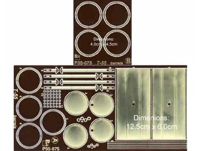 T-55A barrels Tamiya - image 1
