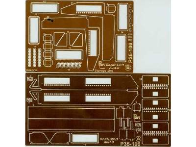 Sd.Kfz.251/1 Ausf.D stowage bins Dragon - image 1
