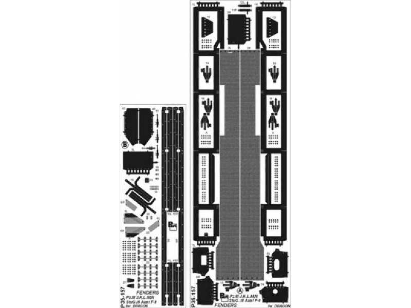 StuG III Ausf F8 fenders Tamiya - image 1