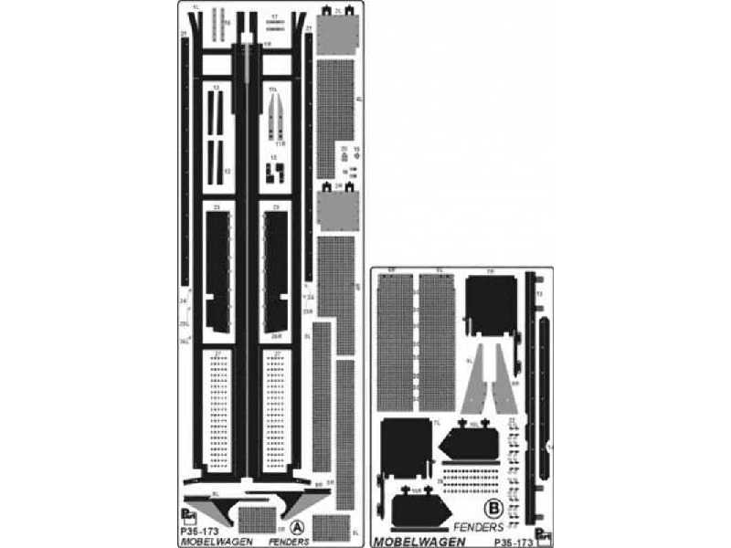 Mobelwagen - fenders Tamiya - image 1