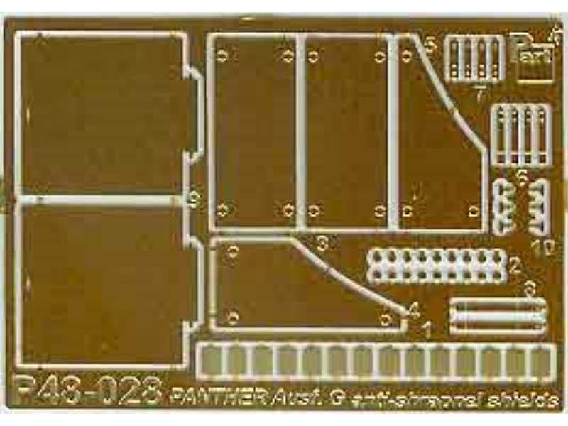 Panther antishrapnel shields Tamiya - image 1