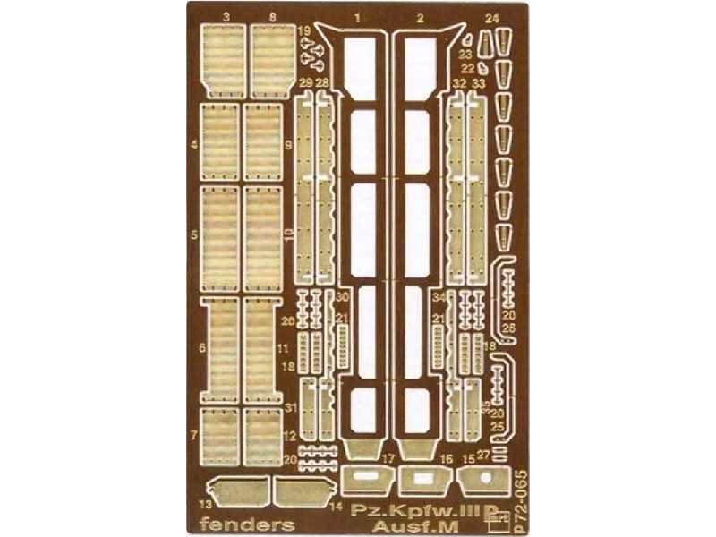 Pz.Kpfw.III Ausf.M fenders Revell - image 1