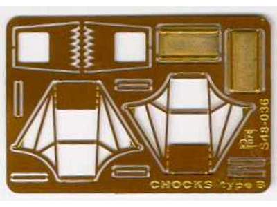 Chocks type B-modern  aircraft - image 1
