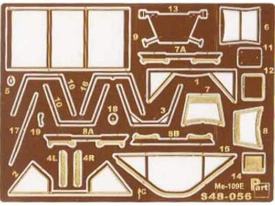 Canopy frames Bf-109E Hobbycraft - image 1