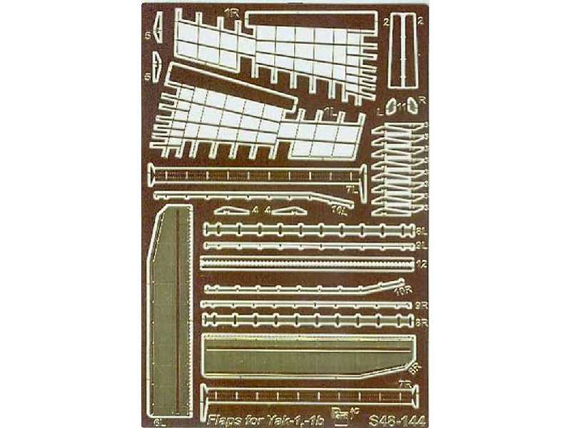 Yak-1, Yak-1b flaps Eduard/Accurate Miniatures - image 1