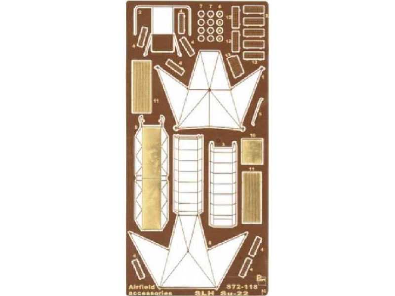 Airfield-accessories for SU-22 Italeri/Pantera - image 1