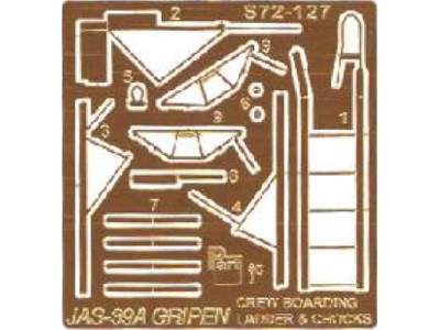 JAS 39 Gripen (crew boarding ladder) Italeri - image 1