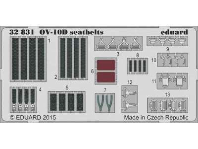 OV-10D seatbelts 1/32 - Kitty Hawk - image 1