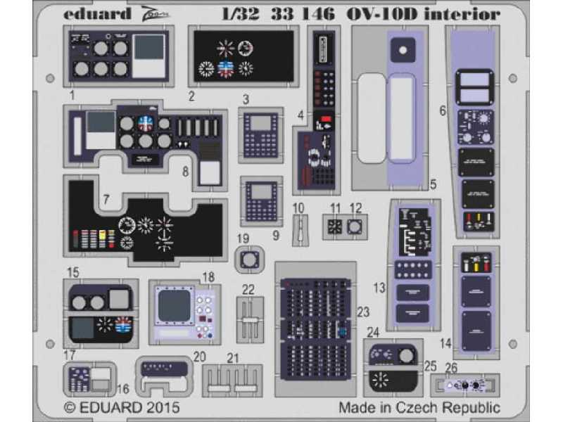 OV-10D interior S. A. 1/32 - Kitty Hawk - image 1