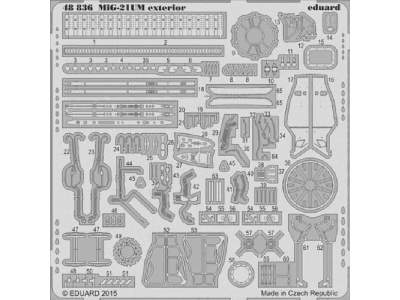 MiG-21UM exterior 1/48 - Trumpeter - image 1