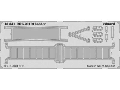MiG-21UM ladder 1/48 - Trumpeter - image 1