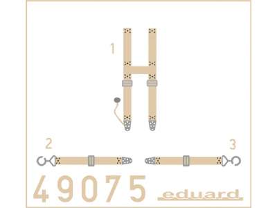 SSW D. III seatbelts SUPERFABRIC 1/48 - Eduard - image 1