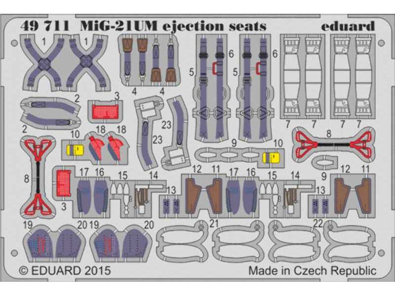 MiG-21UM ejection seats 1/48 - Trumpeter - image 1