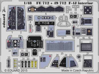 F-4J interior S. A. 1/48 - Academy Minicraft - image 1