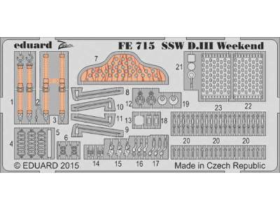 SSW D. III Weekend 1/48 - Eduard - image 1