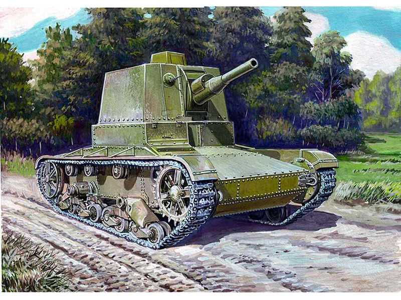 Artillery self-propelled mount A-39 (T-26 chassis) - image 1