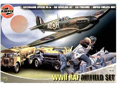 Zestaw Lotnisko Polowe RAF - diorama - image 1