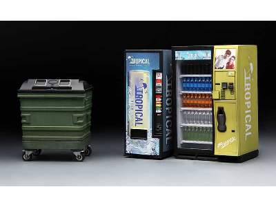 Vending Machine & Dustbin Set - image 2