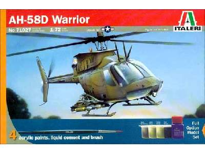 AH-58D Warrior w/Paints and Glue - image 1