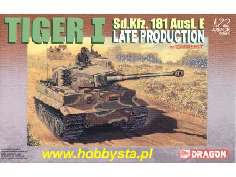 TIGER I Sd.Kfz. 181 Ausf. E Late V. w/Zimmerit - image 1