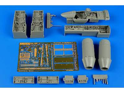 F/A-18E Super Hornet detail set - Hasegawa - image 1