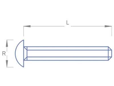 Screw M 1,2 R: 2,3 L: 12 - image 2