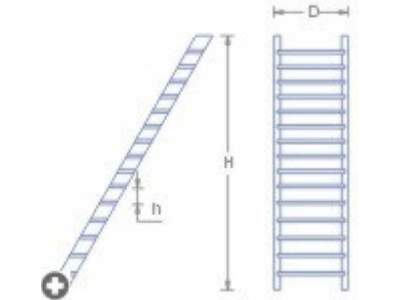 Ladder h: 6,3 D: 27 H: 97 - image 3