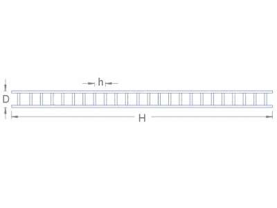 Ladder h: 4,9 D: 10 H: 122 - image 2