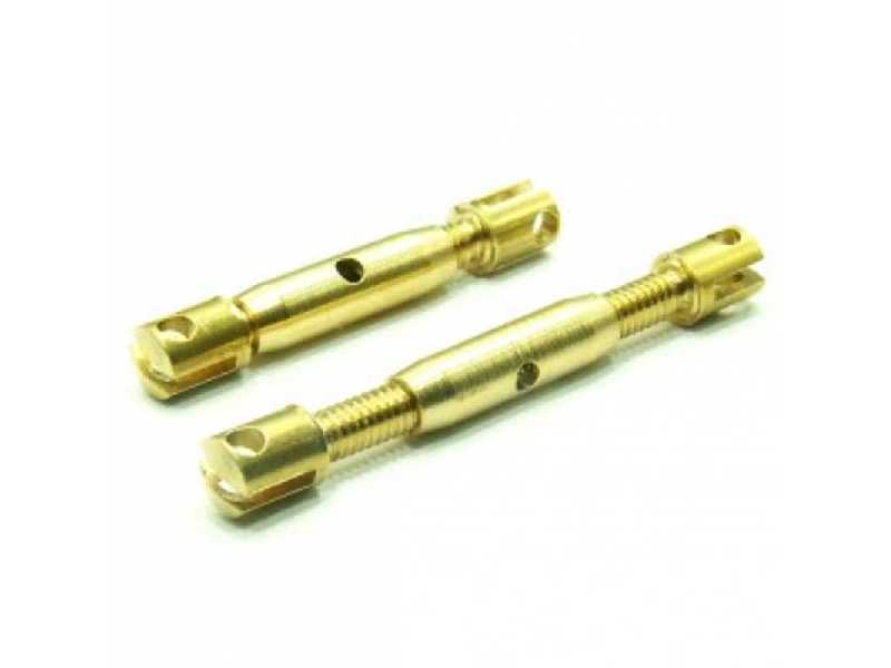 Turnbuckle M2 O: 20 L-min: 28 L-max: 42 D/d: 3 - image 1 Turnbuckle M2 O: 20 L-min: 28 L-max: 42 D/d: 3 - image 1