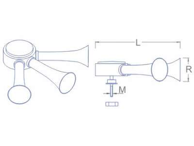 Ship's hooter L: 15 R: 4 M: 1,4 - image 2