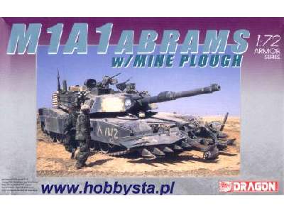 M1A1 ABRAMS w/mine plough - image 1