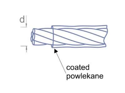 Steel cable d: 0,6 Length (m): 5 - image 2