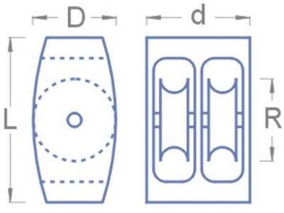 Roller L: 8 D/R: 4 d: 5,3 - image 2