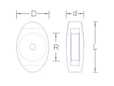 Roller D: 8 L: 12 d: 6,8 R: 6 - image 2