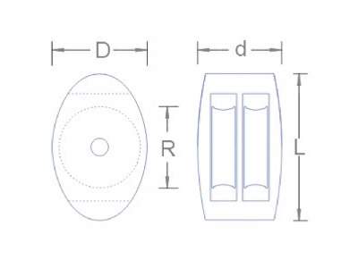 Roller D: 8 L: 12 d: 10,6 R: 6 - image 2