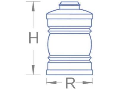Lamp H: 16,5 R: 10 - image 2