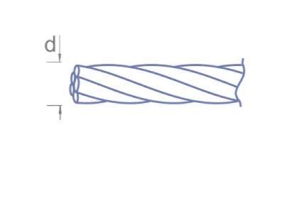 Galvanized steel d: 0,3 Length (m): 5 - image 2