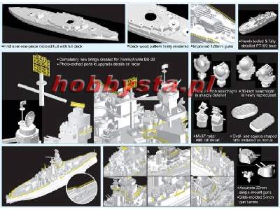 U.S.S. Pennsylvania BB-38 1944  - image 2