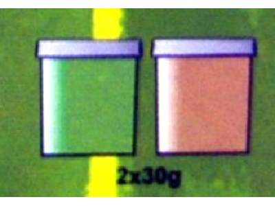 Modelling mass chemo-curable - 2 x 30 g - image 1