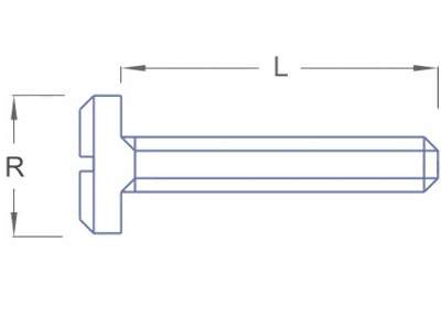 Screw M: 1,0 L: 3,0 R: 2,0 - image 2