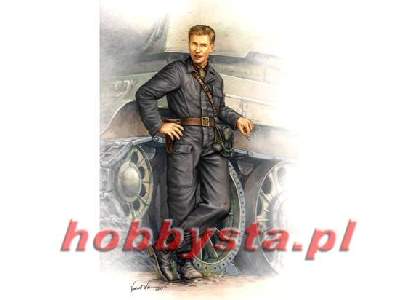 WWII Soviet Army Tank Crewman in 1942 - image 1