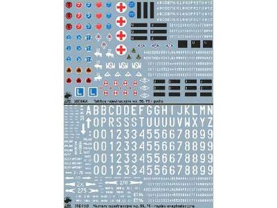 Polish Army vehicles<br>Registration numbers 56 & 76 pattern, - image 1