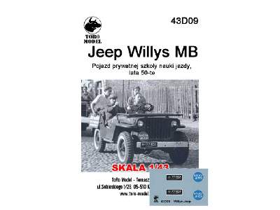 Jeep Willys MB - Private Driving School vehicle, the fifties - image 1