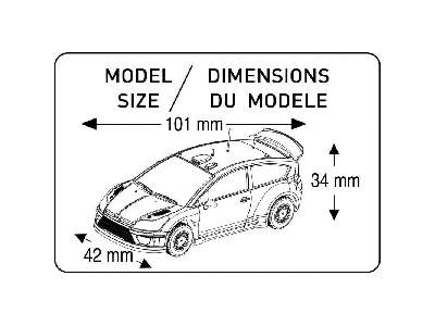 Citroen C4 + farby, klej, pędzelek - image 2