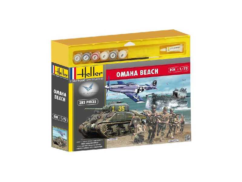 Omaha Beach set w/Paints and Glue - image 1