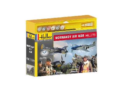 Normandy Air War set w/Paints and Glue - image 1