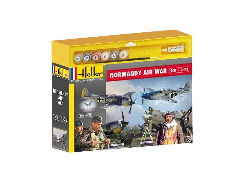 Normandy Air War set w/Paints and Glue - image 1