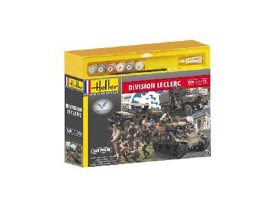 Division Leclerc set w/Paints and Glue - image 1